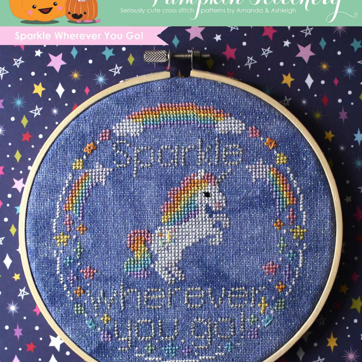 Sparkle Wherever You Go Cross Stitch Pattern – Craft Hatchery
