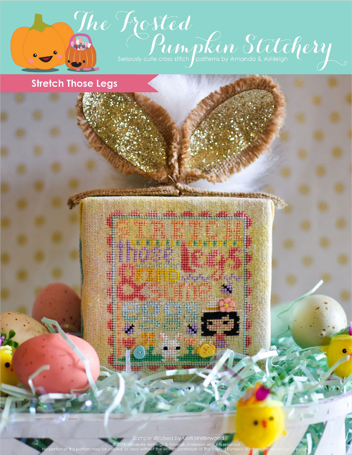 Stretch Those Legs Cross Stitch Pattern