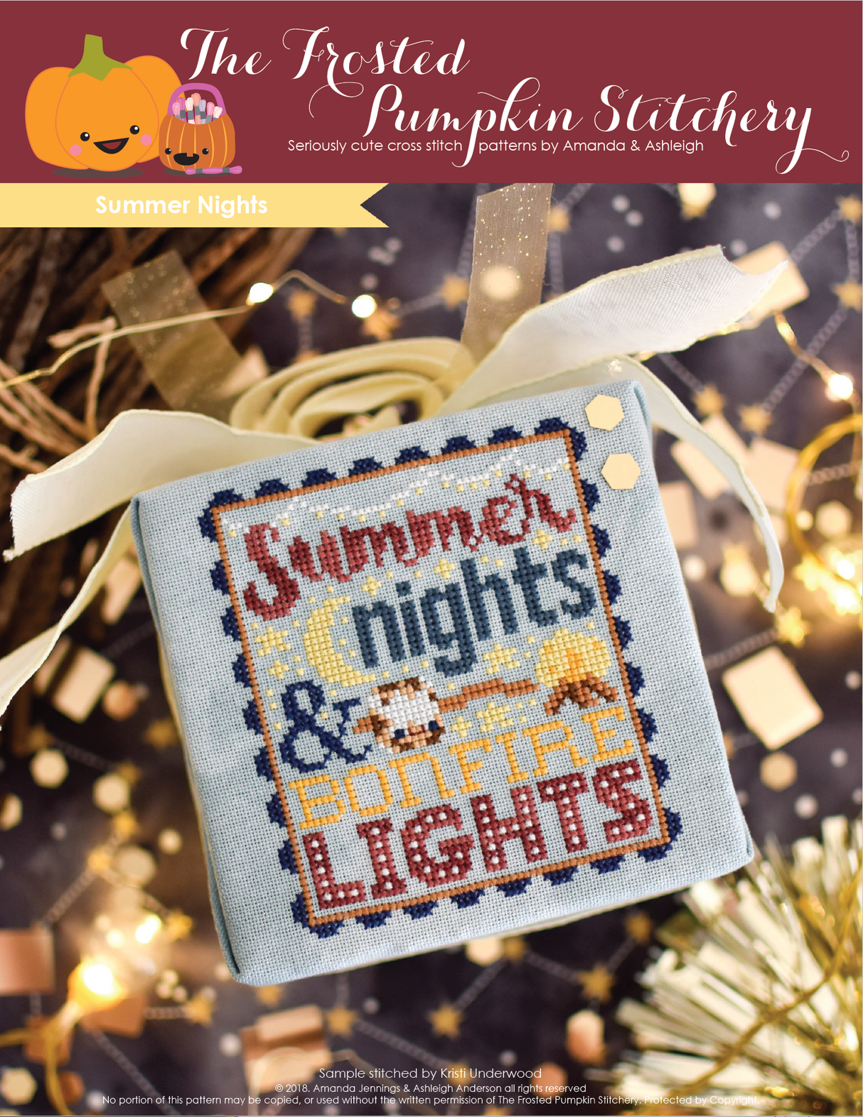 Summer Nights Cross Stitch Pattern