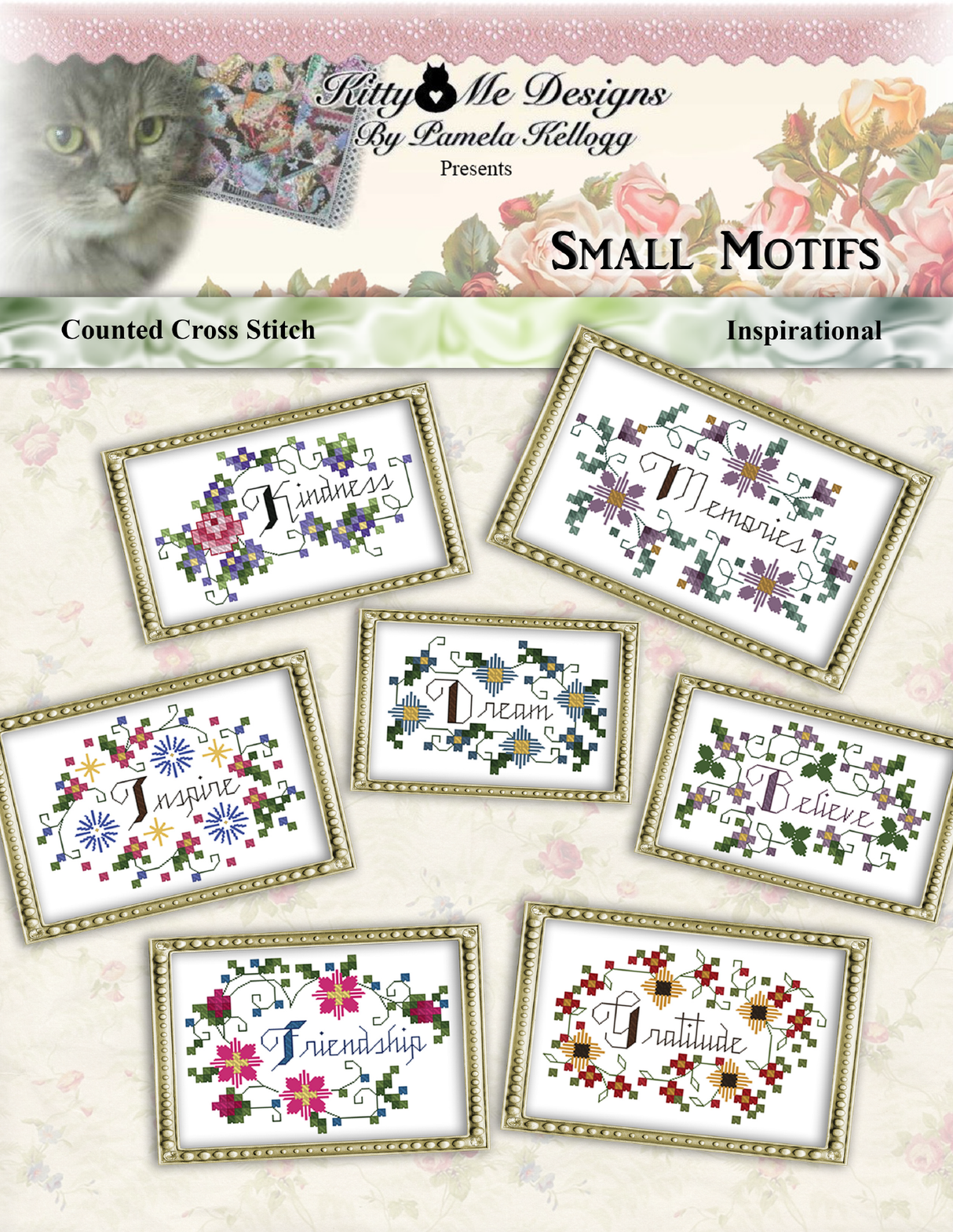 Small Motifs Inspirational Cross Stitch Pattern