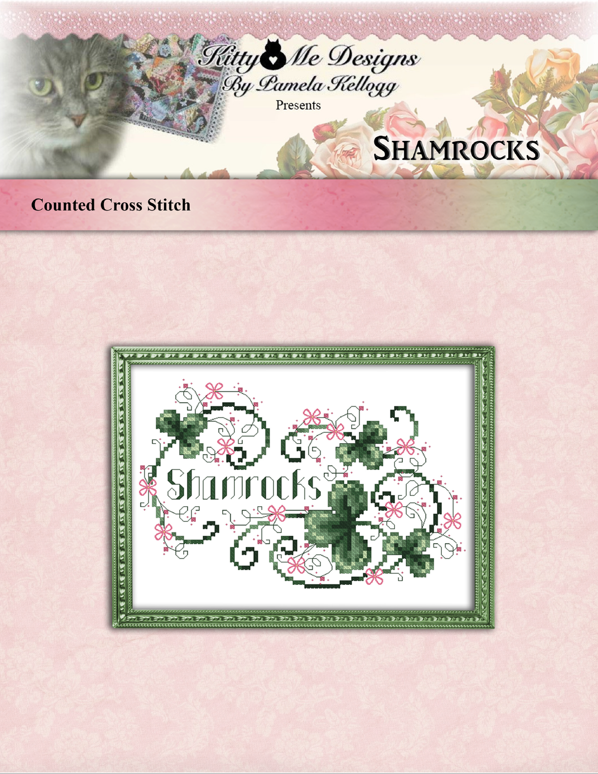 Shamrocks Cross Stitch Pattern
