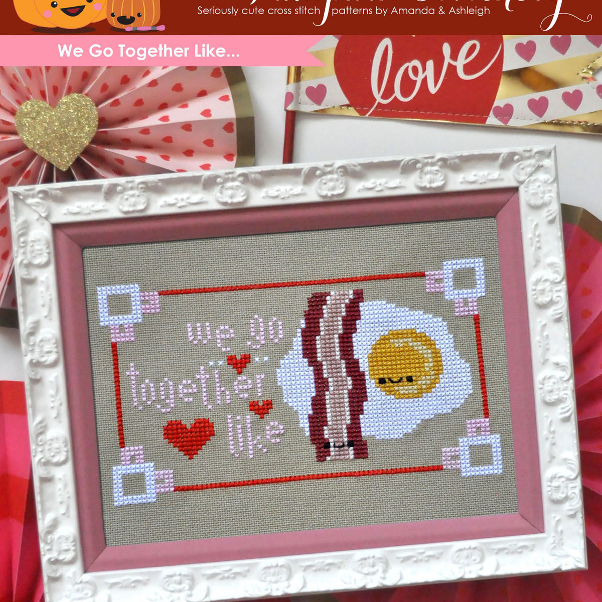 We Go Together Like... Cross Stitch Pattern – Craft Hatchery