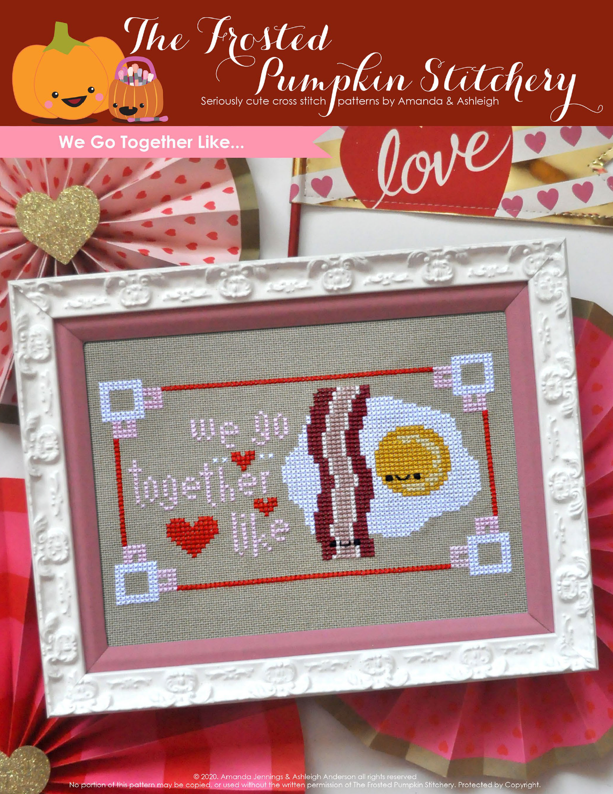 We Go Together Like... Cross Stitch Pattern