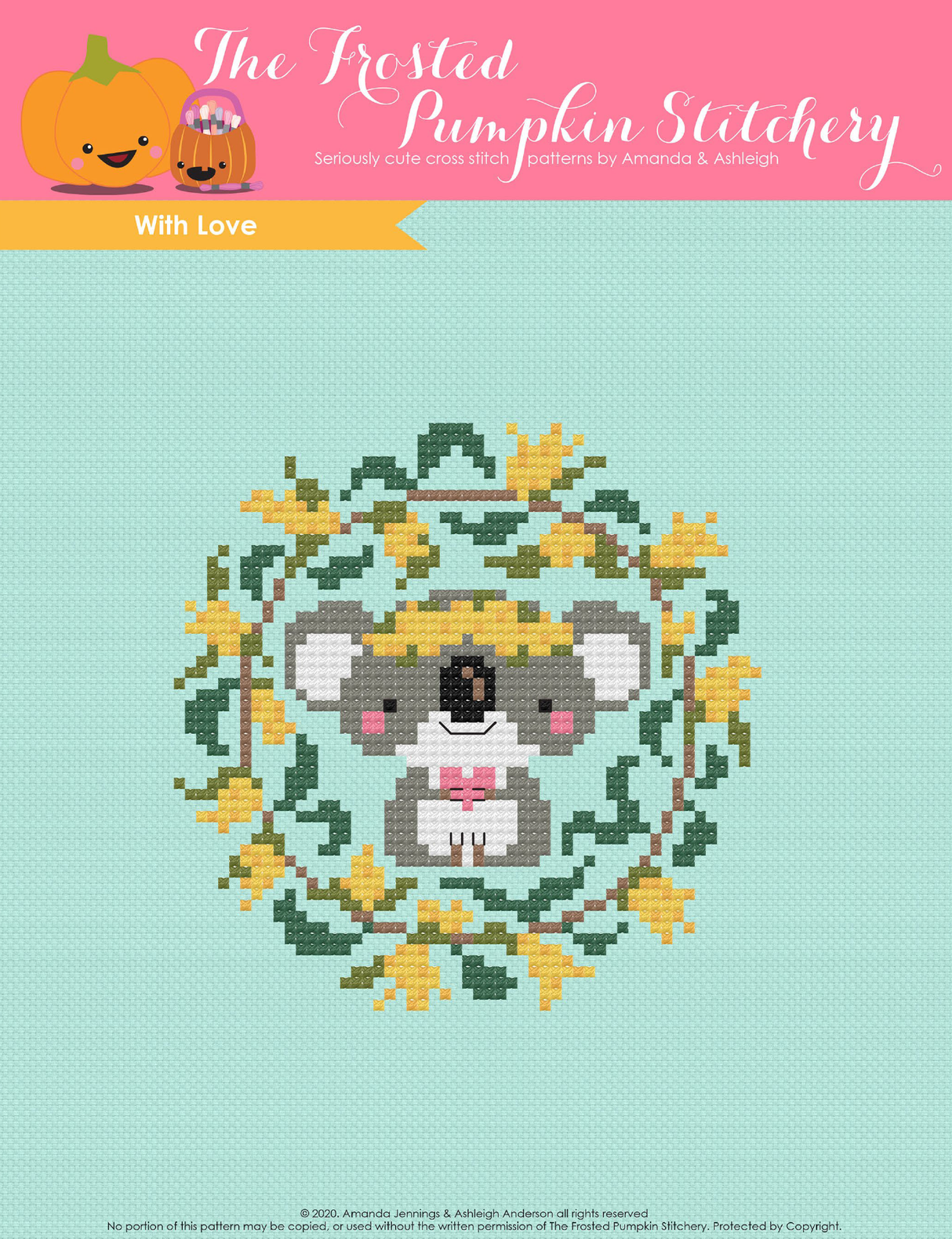 With Love Cross Stitch Pattern