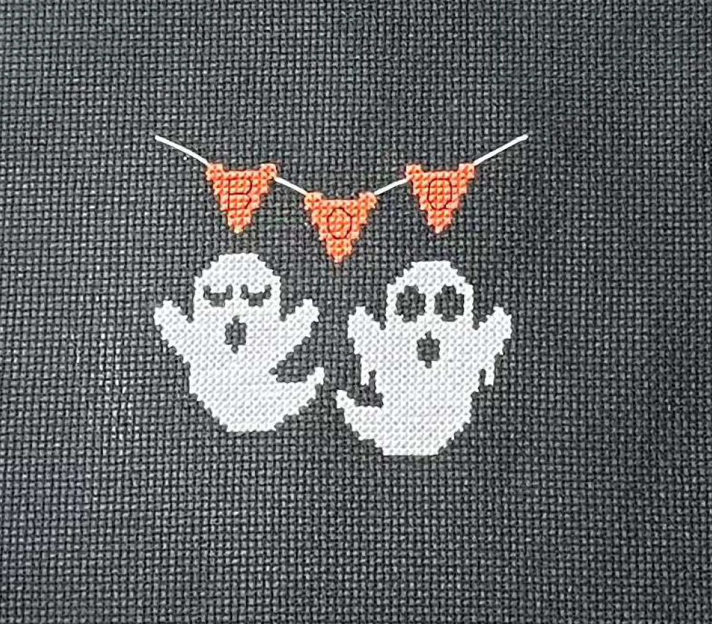 Boo Buddies Magnificent Mini Cross Stitch Pattern