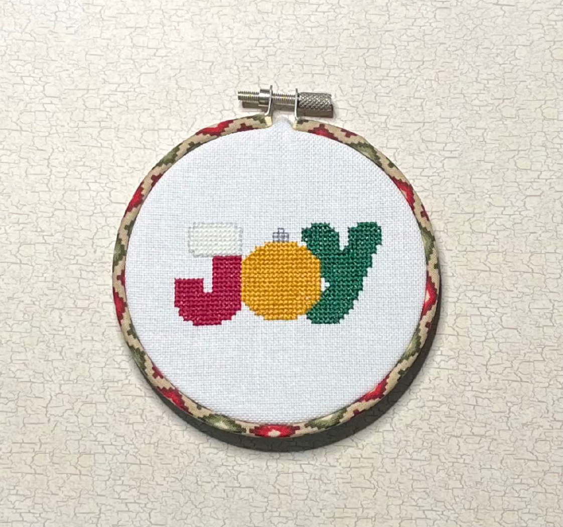 Joy Magnificent Mini Cross Stitch Pattern