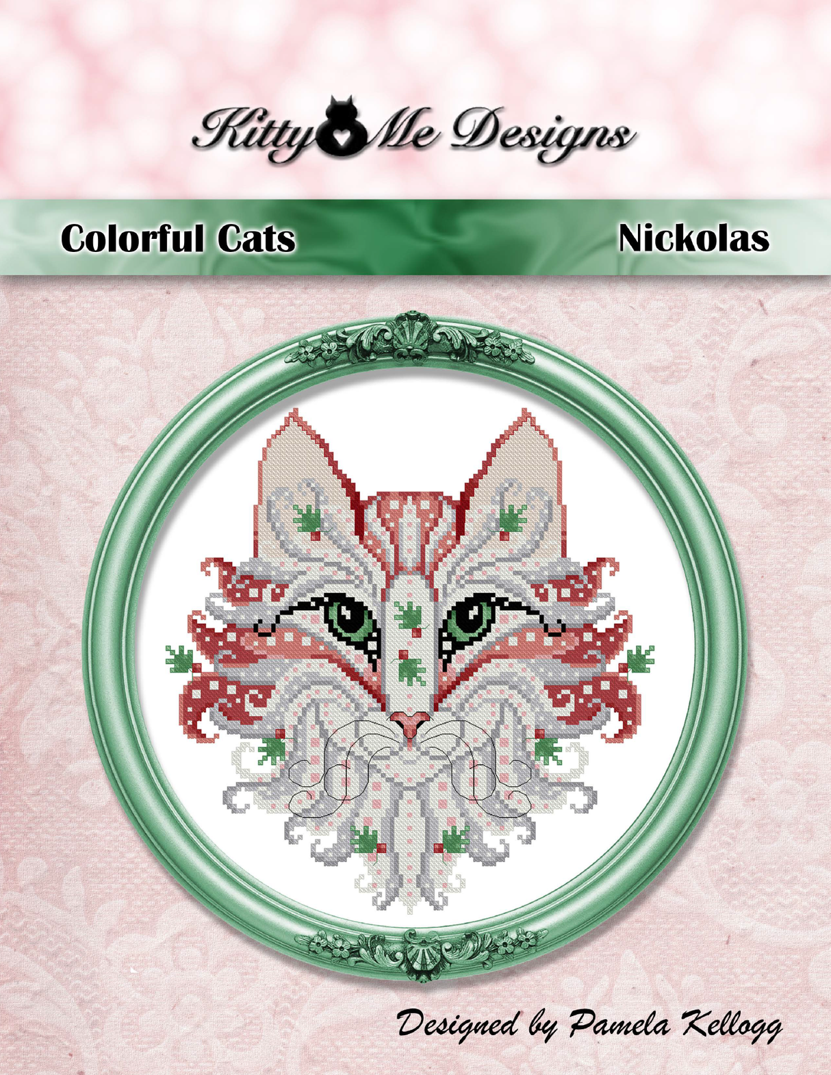 Colorful Cats Nickolas Cross Stitch Pattern