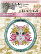 Colorful Cats Surprise Cross Stitch Pattern