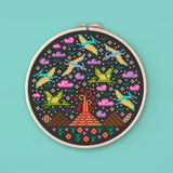 Mini Dino Garden – Design 1 Cross Stitch Pattern