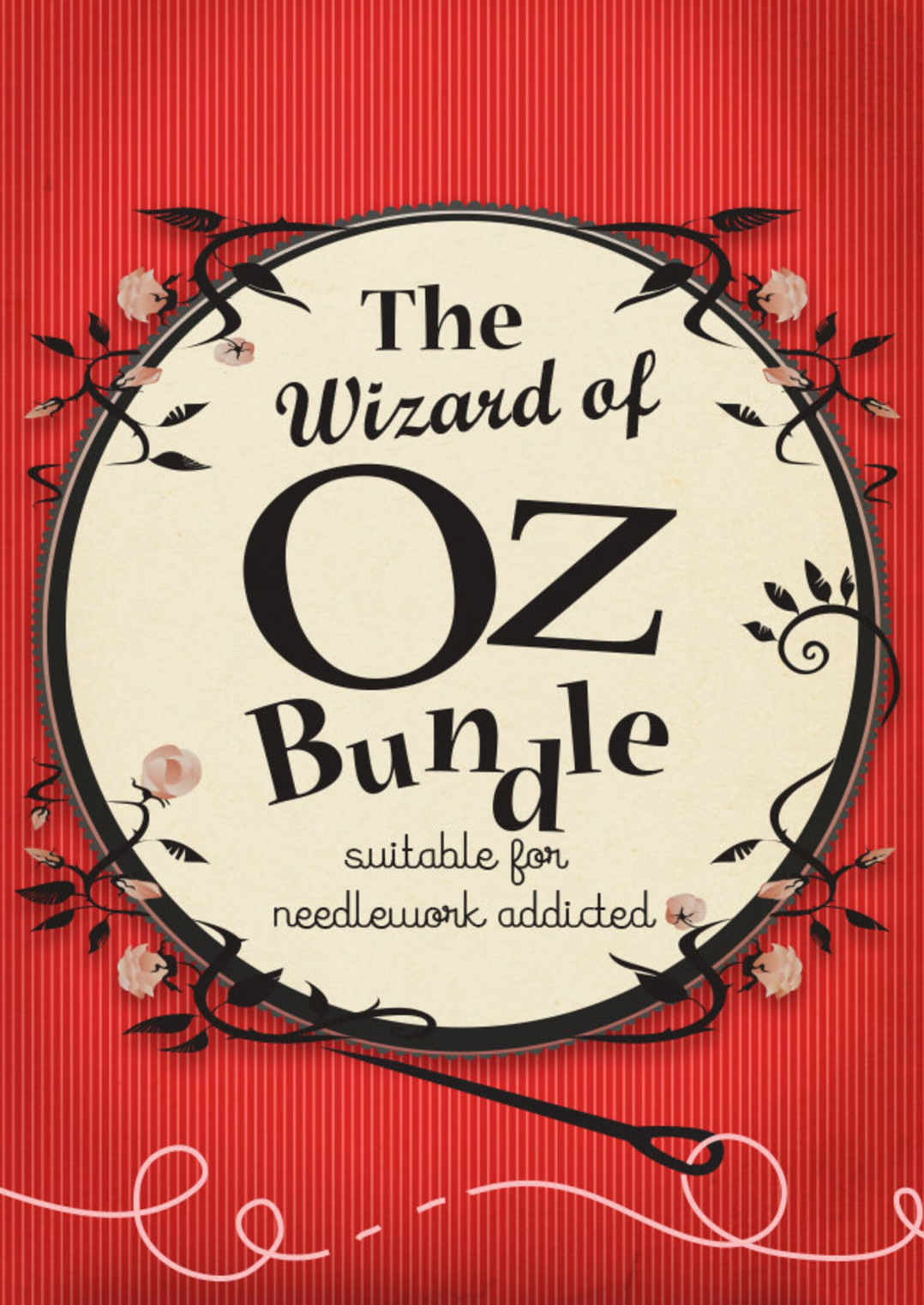 The Wizard of Oz Bundle: Dorothy, Toto, the Scarecrow, the Lion, and the Tin Man (L. Frank Baum) 5 Cross Stitch Patterns