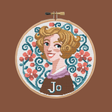 Jo March Little Women Cross Stitch Pattern
