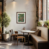 A Darjeeling Oak Festooned with a Climber Cross Stitch Pattern