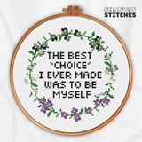 Asexual Choice Cross Stitch Pattern