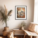 Autumn Stroll in the Old City Cross Stitch Pattern