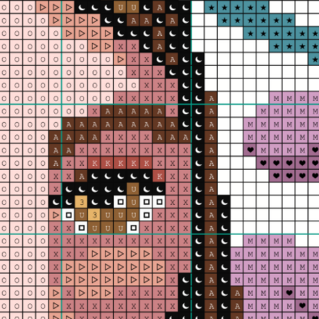 Beth March Little Women Cross Stitch Pattern