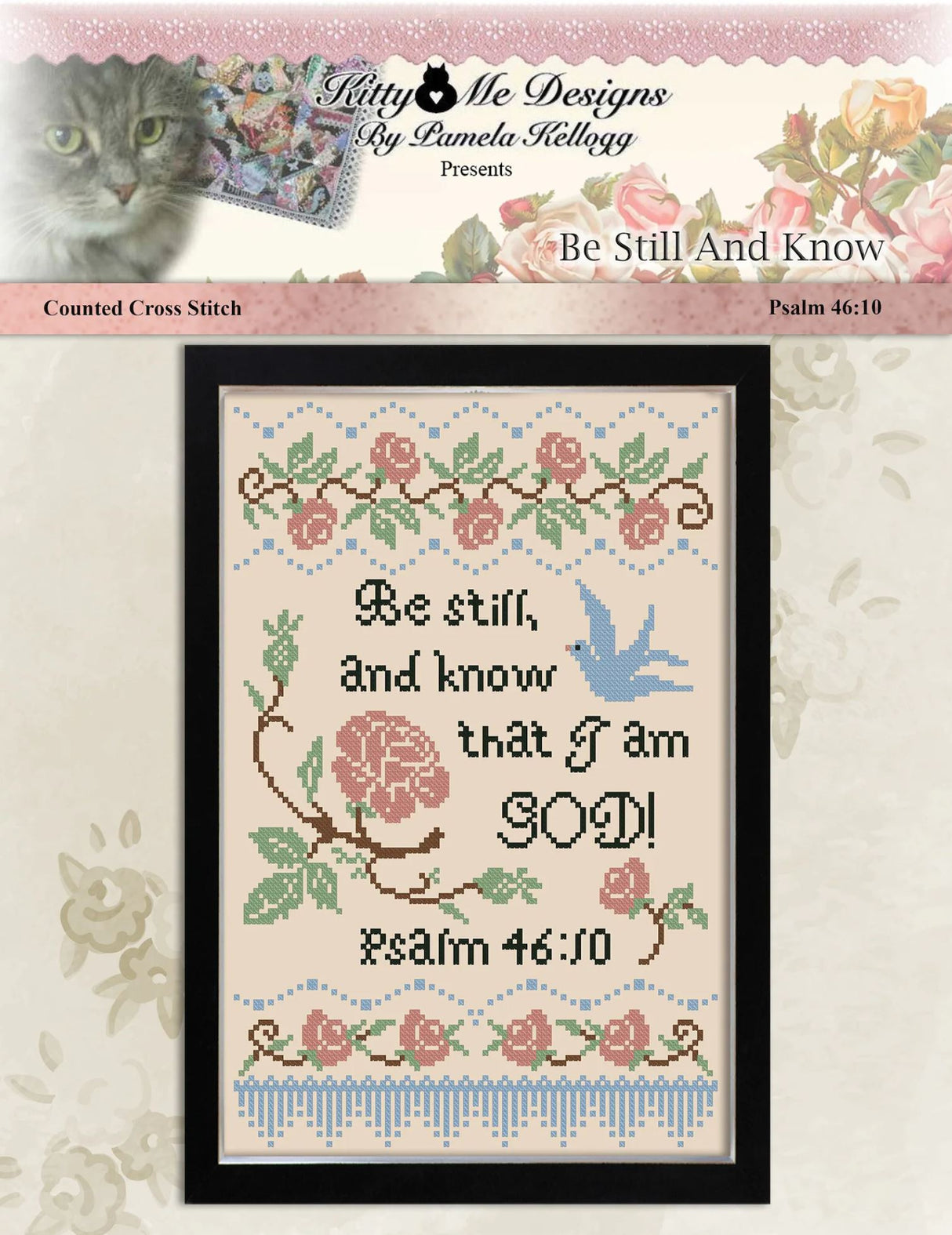 Be Still And Know Cross Stitch Pattern