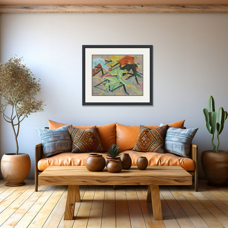 Bicycle Race Feininger Cross Stitch Pattern