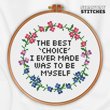 Bisexual Choice Cross Stitch Pattern