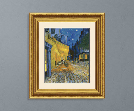 Café Terrace on the Place du Forum – van Gogh Cross Stitch Pattern