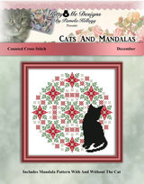 Cats And Mandalas December Cross Stitch Pattern