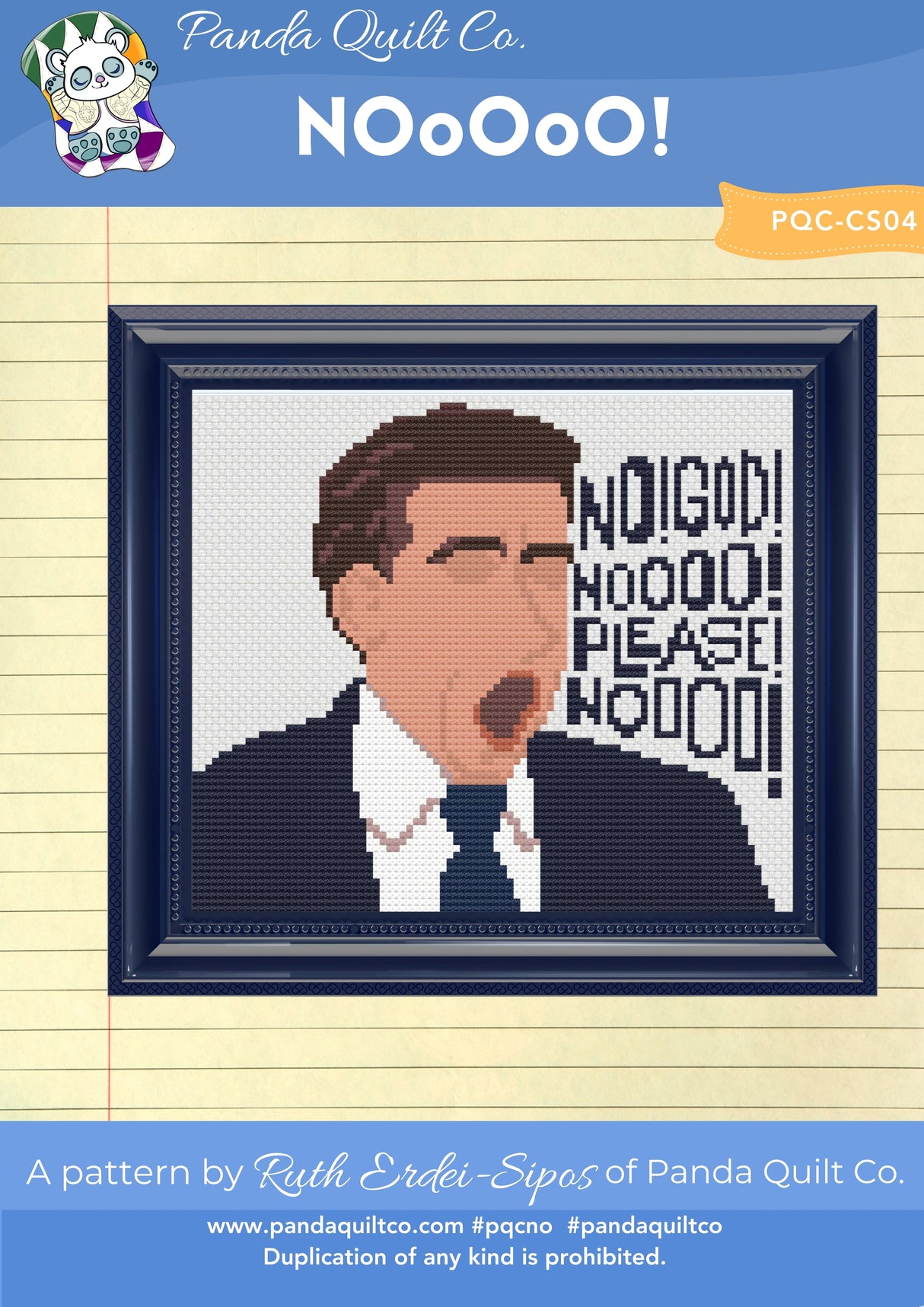 NOoOoO! Cross Stitch Pattern