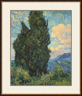 Cypresses – van Gogh Cross Stitch Pattern