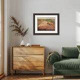 Fall Plowing Wood Cross Stitch Pattern