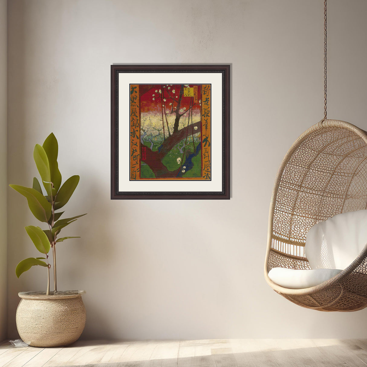 Flowering Plum Tree – van Gogh Cross Stitch Pattern