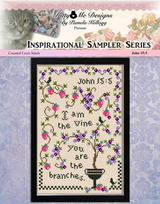 I Am The Vine Cross Stitch Pattern