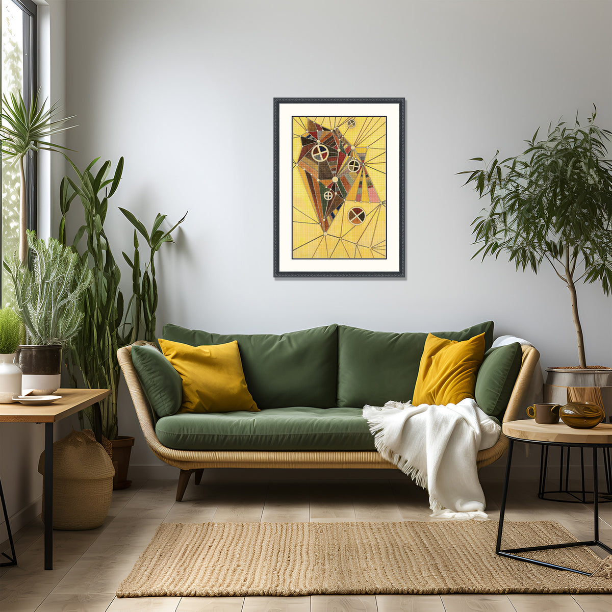 In the Network Kandinsky Cross Stitch Pattern