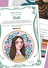 Beth March Little Women Cross Stitch Pattern