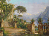 Lodge on Lake Como Aagaard Cross Stitch Pattern