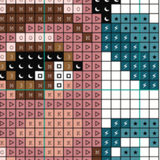 Meg March Little Women Cross Stitch Pattern