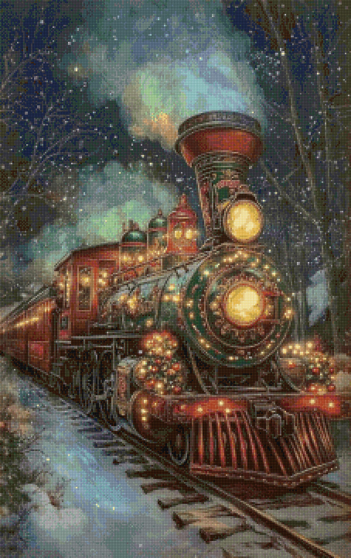 Midnight Express A Steampunk Christmas Cross Stitch Pattern
