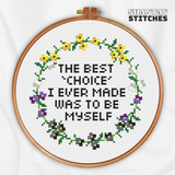 Nonbinary Choice Cross Stitch Pattern