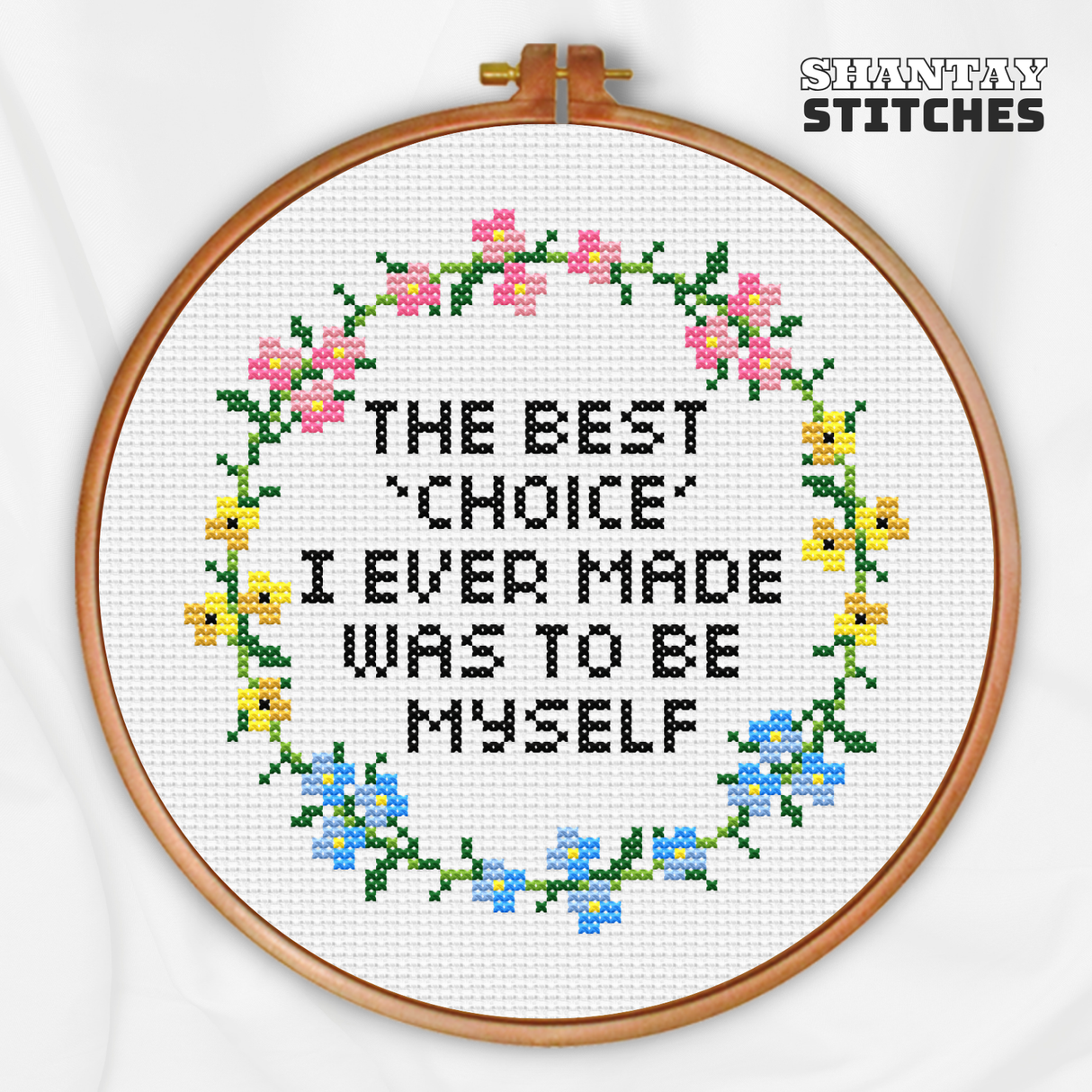 Pansexual Choice Cross Stitch Pattern