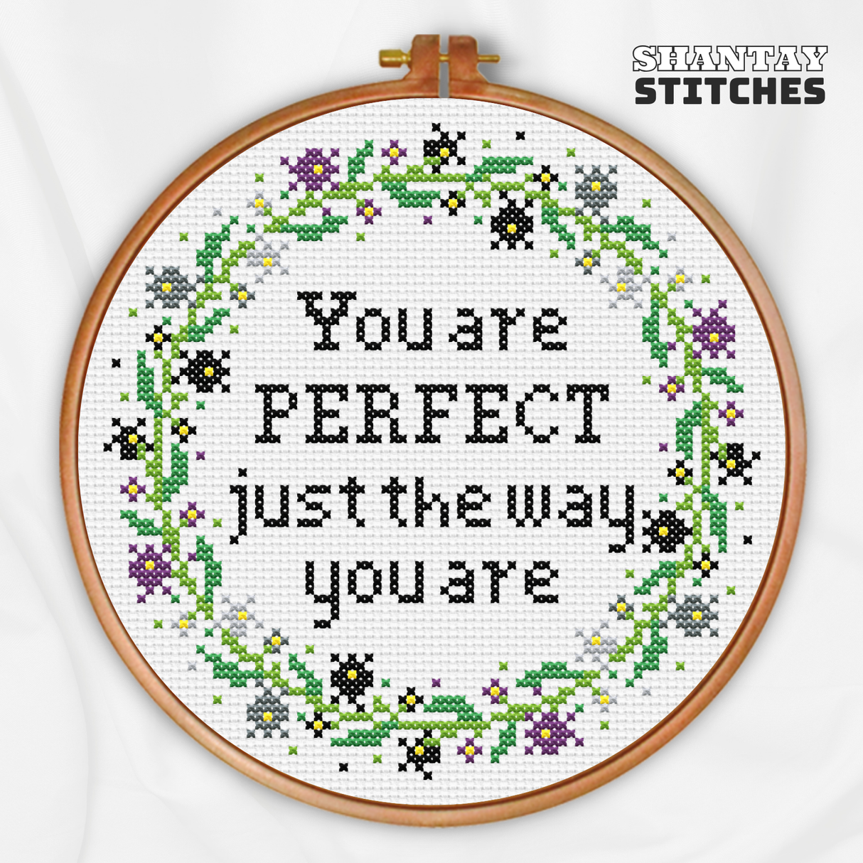 Perfect Asexual Cross Stitch Pattern