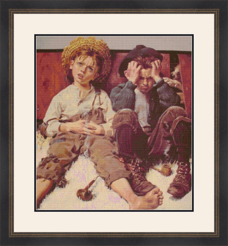 Retribution - Rockwell Cross Stitch Pattern