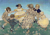 Round the Ring of Roses Smith Cross Stitch Pattern