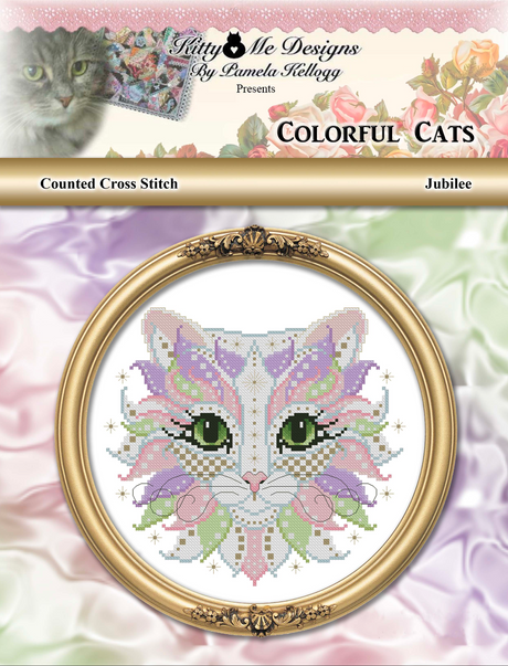 Colorful Cats Jubilee Cross Stitch Pattern