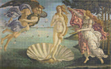 The Birth of Venus Botticelli Cross Stitch Pattern