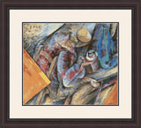 The Drinker (Study) – Boccioni Cross Stitch Pattern