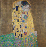 The Kiss Klimt Cross Stitch Pattern