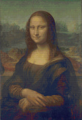 Mona Lisa Leonardo da Vinci Cross Stitch Pattern