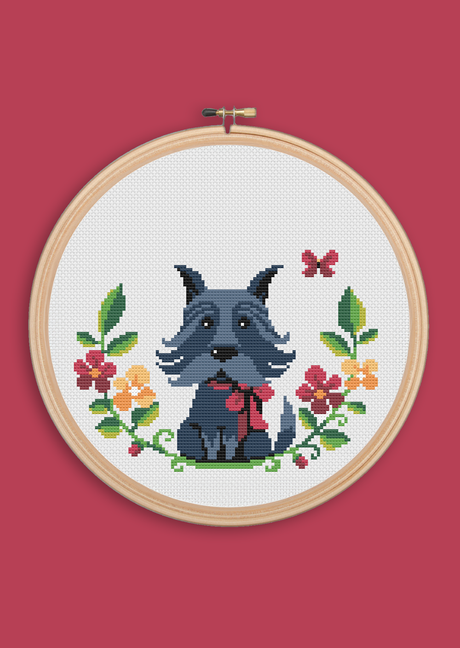 Toto The Wizard of Oz Cross Stitch Pattern