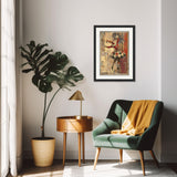 Vintage Circus Harlequin Cross Stitch Pattern