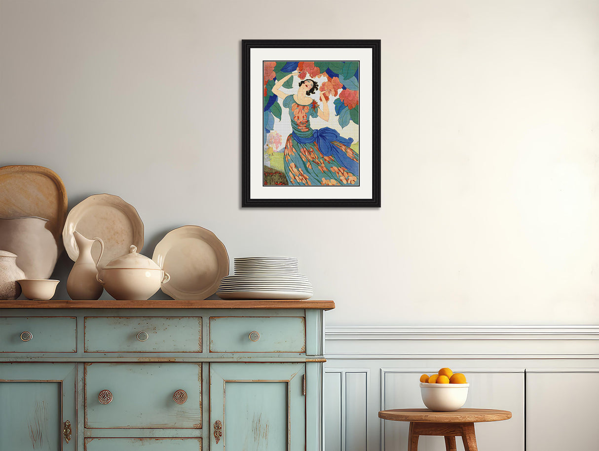 Vogue Magazine Cover February 1 1921 Dryden Cross Stitch Pattern