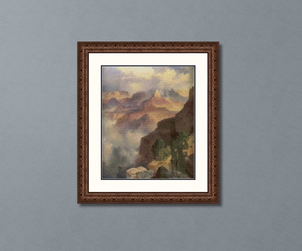 A Bit of the Grand Canyon Moran Cross Stitch Pattern
