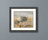 Anchor and Boats Ravilious Cross Stitch Pattern