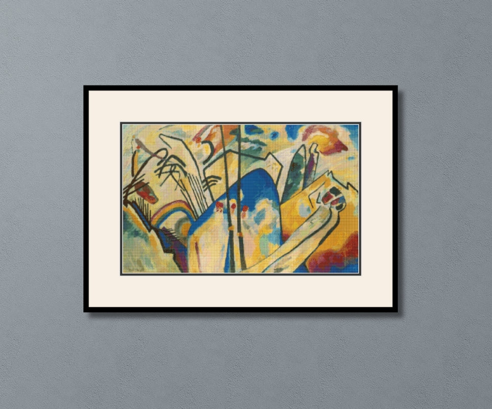 Composition IV Cross Stitch Pattern